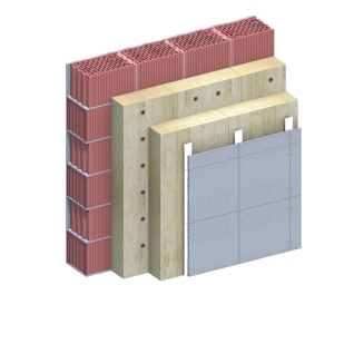 Exterior wall Passive House 3D Detail